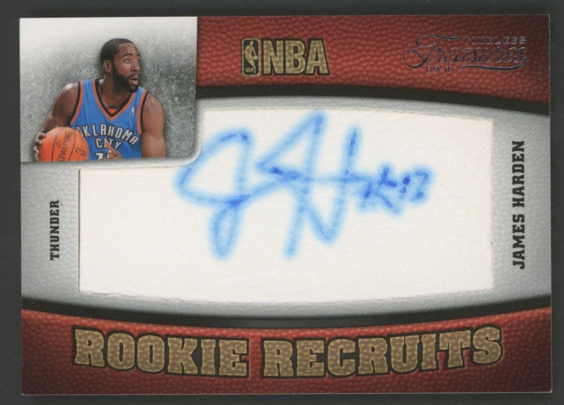 James Harden 2009-10 Timeless Trasures Rookie Recruits Autographs #103 #122/299 RC at PristineAuction.com James Harden 2009-10 Timeless Trasures Rookie Recruits Autographs #103 #122/299 RC at PristineAuction.com