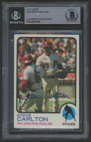 Steve Carlton Signed 1973 Topps #300 (BGS) at PristineAuction.com