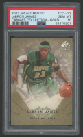 LeBron James 2012-13 SP Authentic Canvas Collection Gold #CC33 (PSA 10) at PristineAuction.com