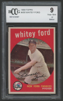 Whitey Ford 1959 Topps #430 (BCCG 9) at PristineAuction.com