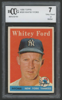 Whitey Ford 1958 Topps #320 (BCCG 7) at PristineAuction.com