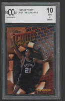 Tim Duncan 1997-98 Finest #101 RC (BCCG 10) at PristineAuction.com