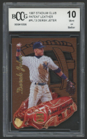 Derek Jeter 1997 Stadium Club Patent Leather #PL13 (BCCG 10) at PristineAuction.com