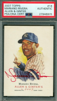 Mariano Rivera Signed 2007 Topps Allen & Ginter #18 (PSA) at PristineAuction.com