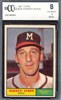 Warren Spahn 1961 Topps #200 (BCCG 8) at PristineAuction.com