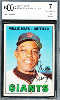 Willie Mays 1967 Topps #200 (BCCG 7) at PristineAuction.com