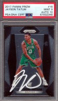 Jayson Tatum Signed 2017 Panini Prizm RC (PSA 9 | Autograph Graded 10) at PristineAuction.com
