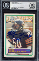 Mike Singletary Signed 1983 Topps #38 RC Inscribed "HOF 98" & "SBXX" (BGS) at PristineAuction.com