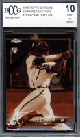 Ronald Acuna Jr. 2018 Topps Chrome Sepia Refractor #193 (BCCG 10) at PristineAuction.com