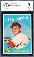 Stan Musial 1959 Topps #150 (BCCG 8) at PristineAuction.com