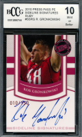 Rob Gronkowski 2010 Press Pass PE Sideline Signatures Ruby #SSRG #10/150 (BCCG 10) at PristineAuction.com