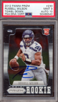 Russell Wilson Signed 2012 Panini Prizm #230A RC (PSA 9 | Auto 10) at PristineAuction.com