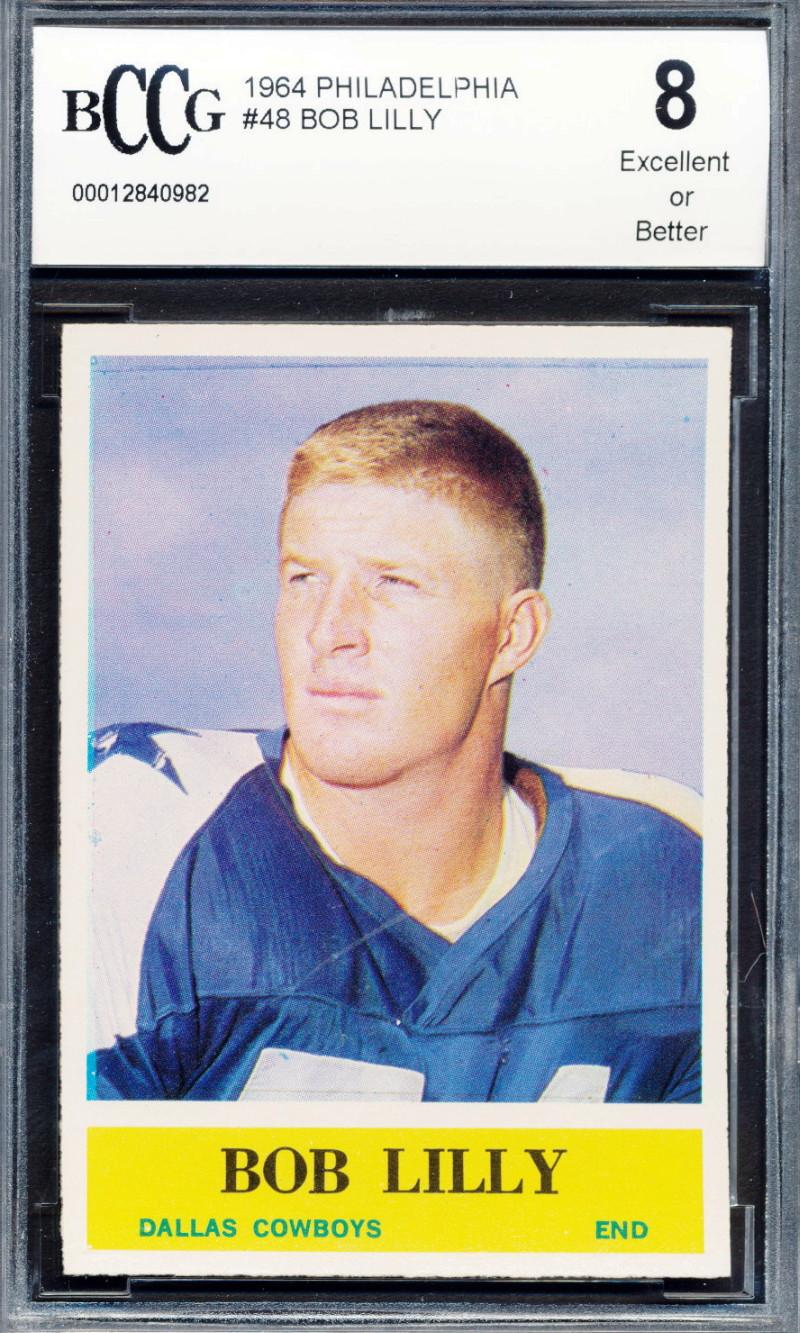 Bob Lilly 1964 Philadelphia #48 (BCCG 8) at PristineAuction.com Bob Lilly 1964 Philadelphia #48 (BCCG 8) at PristineAuction.com