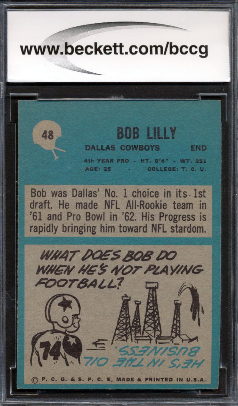 Bob Lilly 1964 Philadelphia #48 (BCCG 8) at PristineAuction.com Bob Lilly 1964 Philadelphia #48 (BCCG 8) at PristineAuction.com