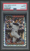 Juan Soto 2024 Topps Chrome X-Fractor #150 (PSA 10) at PristineAuction.com
