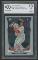 Mookie Betts 2014 Bowman Chrome Prospects #BCP109 RC (BCCG 10) at PristineAuction.com
