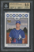 Clayton Kershaw 2008 Topps Update #UH240 RC (BGS 9.5) at PristineAuction.com