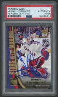 Henrik Lundqvist Signed 2005-06 Upper Deck Stars In The Making #SM6 (PSA) at PristineAuction.com