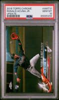 Ronald Acuna Jr. 2018 Topps Chrome Update #HMT31 RD RC (PSA 10) at PristineAuction.com