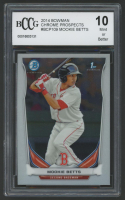 Mookie Betts 2014 Bowman Chrome Prospects #BCP109 RC (BCCG 10) at PristineAuction.com