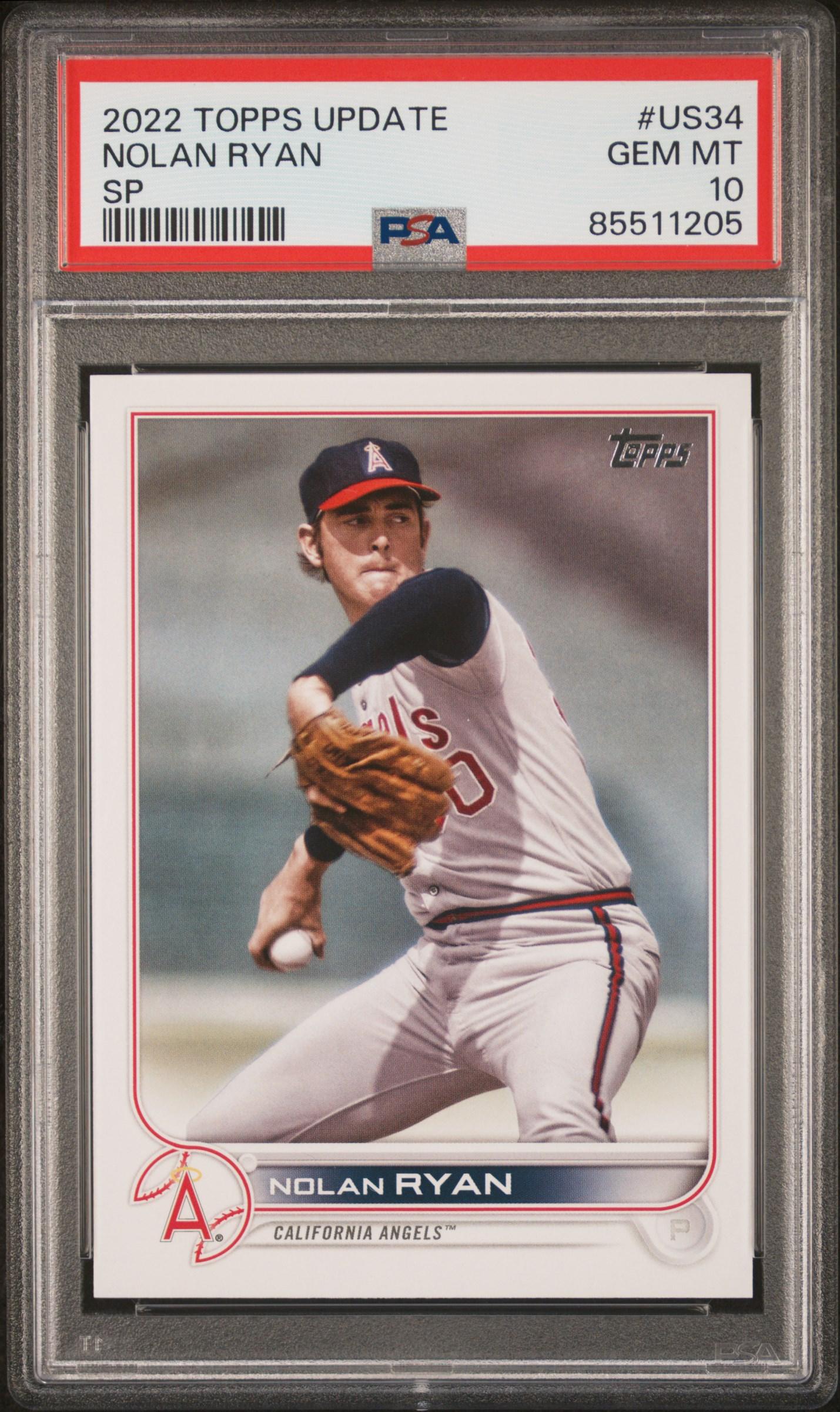 Nolan Ryan 2022 Topps Update SP #US34 (PSA 10) at PristineAuction.com Nolan Ryan 2022 Topps Update SP #US34 (PSA 10) at PristineAuction.com