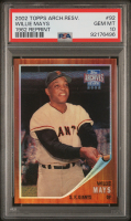 Willie Mays 2002 Topps Archives Reserve / 1962 Reprint #92 (PSA 10) at PristineAuction.com
