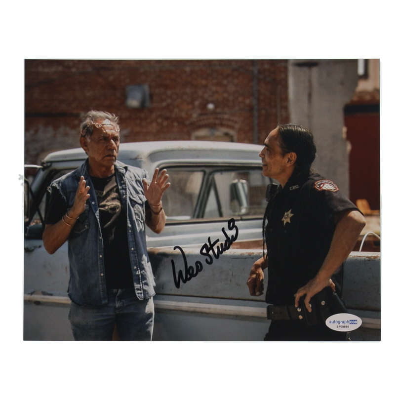 Wes Studi Signed "Reservation Dogs" 8x10 Photo (ACOA) at PristineAuction.com Wes Studi Signed "Reservation Dogs" 8x10 Photo (ACOA) at PristineAuction.com
