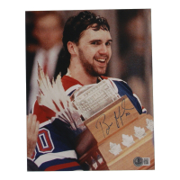 Bill Ranford Signed Oilers 8x10 Photo (Beckett) at PristineAuction.com