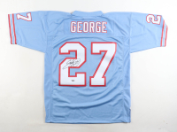 Eddie George Signed Oilers Mitchell & Ness Authentic Jersey (Fanatics) at PristineAuction.com