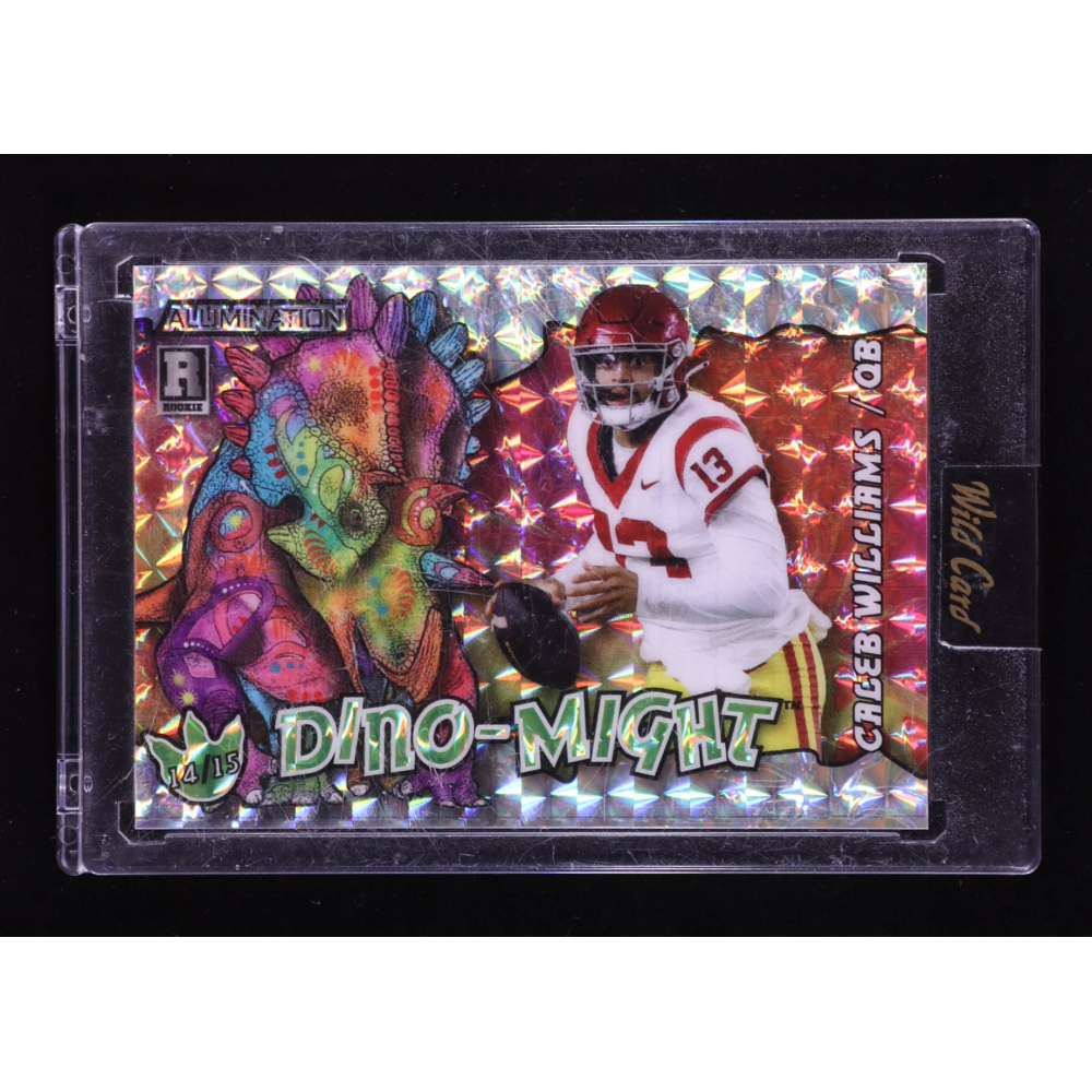 Caleb Williams 2023 Wild Card Dino-Might #AD-CW2 RC #14/15 at PristineAuction.com