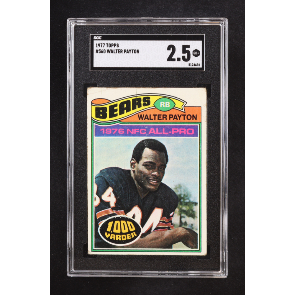 Walter Payton 1977 Topps #360 (SGC 2.5) at PristineAuction.com