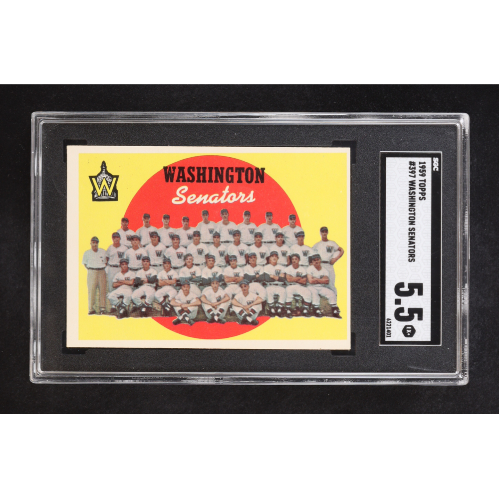 Washington Senators 1959 Topps #397 (SGC 5.5) at PristineAuction.com
