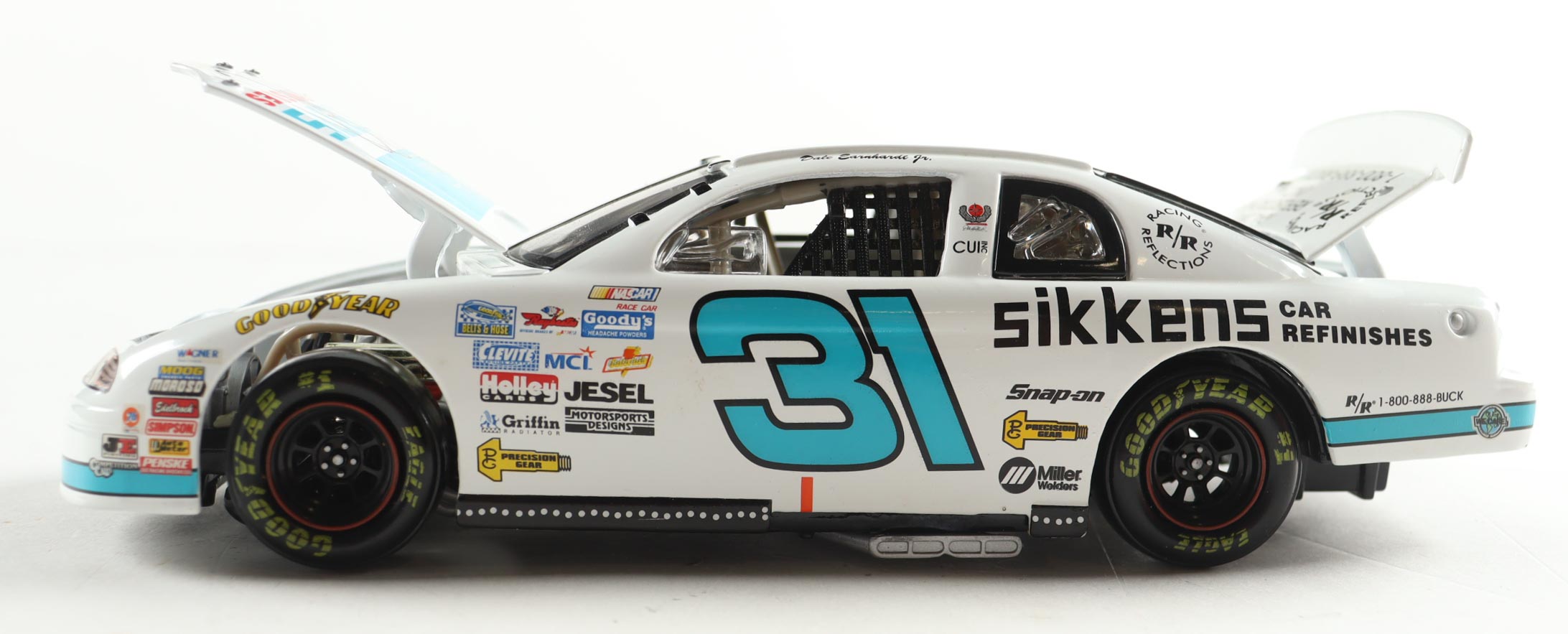 Dale Earnhardt Jr. Signed 1997 #31 Sikkens White Monte Carlo 1:24 Diecast Car (JSA) at PristineAuction.com Dale Earnhardt Jr. Signed 1997 #31 Sikkens White Monte Carlo 1:24 Diecast Car (JSA) at PristineAuction.com