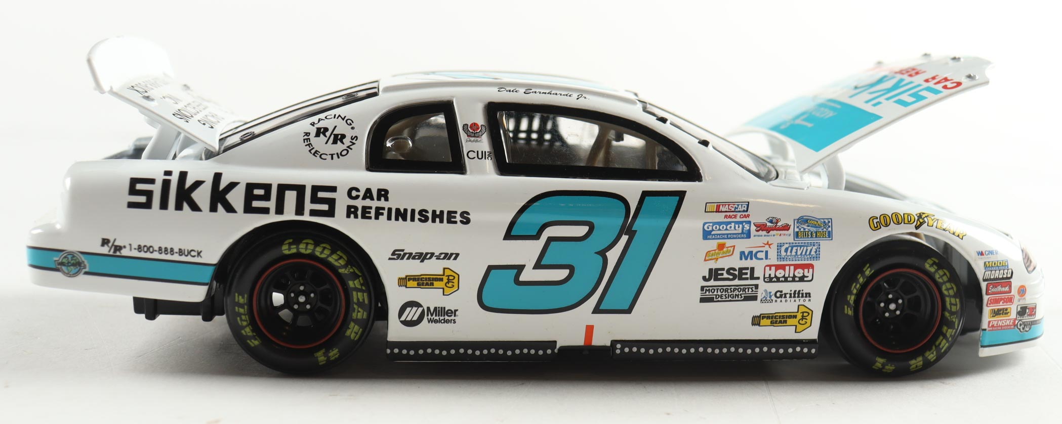 Dale Earnhardt Jr. Signed 1997 #31 Sikkens White Monte Carlo 1:24 Diecast Car (JSA) at PristineAuction.com Dale Earnhardt Jr. Signed 1997 #31 Sikkens White Monte Carlo 1:24 Diecast Car (JSA) at PristineAuction.com
