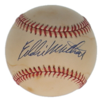 Eddie Mathews Signed ONL Baseball (PSA) at PristineAuction.com