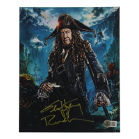 Geoffrey Rush Signed "Pirates of the Caribbean: Dead Men Tell No Tales" 8x10 Photo (Beckett) at PristineAuction.com