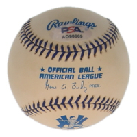 Hank Bauer Signed OAL Joe DiMaggio Commemorative Baseball Inscribed "Joe DiMaggio A Great Honor to Be His Teammate" (PSA) at PristineAuction.com