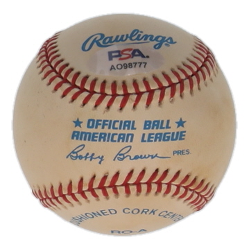 Jim Palmer Signed OAL Baseball (PSA) at PristineAuction.com Jim Palmer Signed OAL Baseball (PSA) at PristineAuction.com