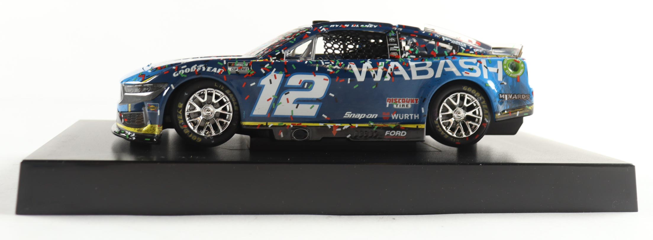 Ryan Blaney Signed 2024 #12 Wabash Pocono Win Mustang | 1:24 Diecast Car (PA) at PristineAuction.com Ryan Blaney Signed 2024 #12 Wabash Pocono Win Mustang | 1:24 Diecast Car (PA) at PristineAuction.com