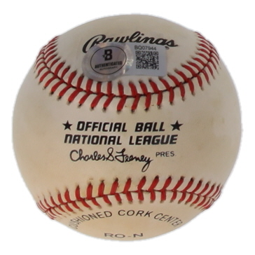 Ralph Kiner Signed ONL Baseball (Beckett) at PristineAuction.com Ralph Kiner Signed ONL Baseball (Beckett) at PristineAuction.com