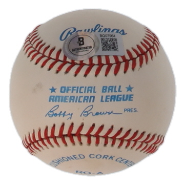 George Kell Signed OAL Baseball (Beckett) at PristineAuction.com George Kell Signed OAL Baseball (Beckett) at PristineAuction.com