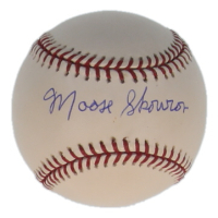 Bill "Moose" Skowron Signed OML Yankees 100th Anniversary Logo Baseball (PSA) at PristineAuction.com