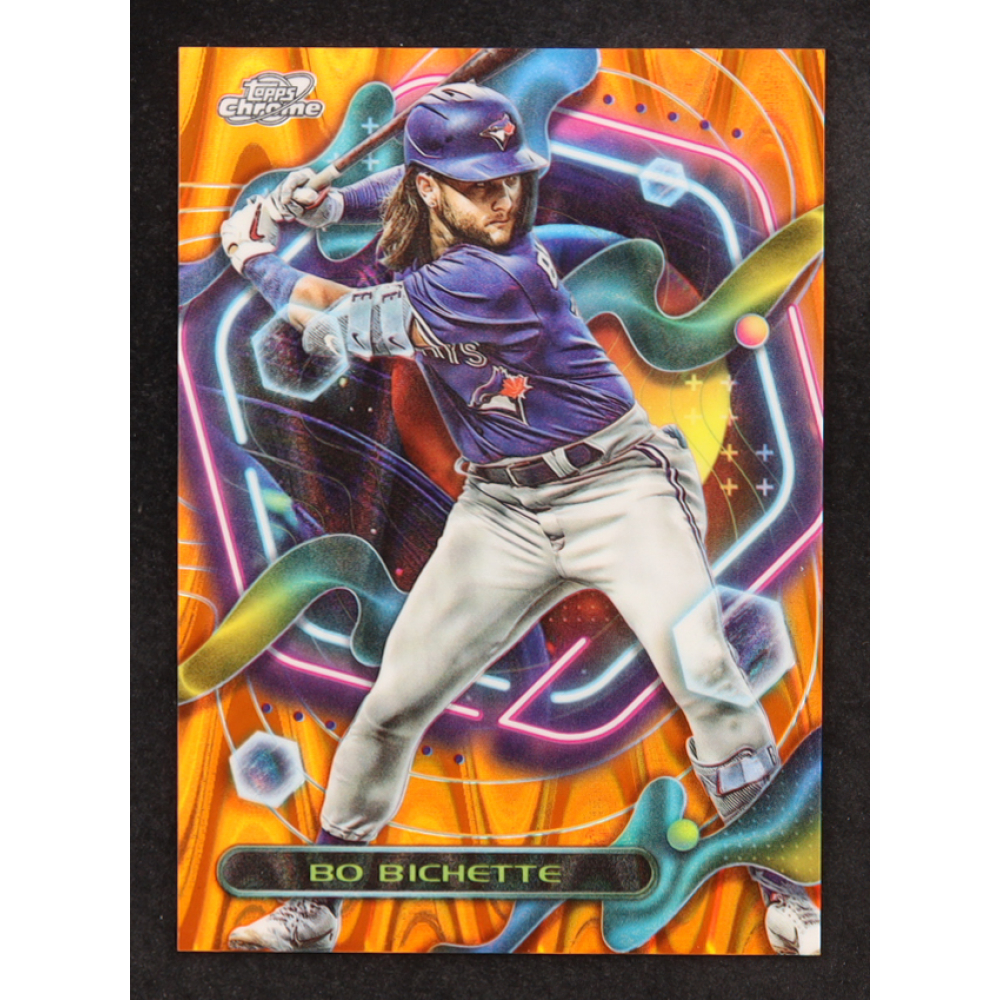 Bo Bichette 2023 Topps Cosmic Chrome Orange Galactic Refractors #47 #20/25 at PristineAuction.com
