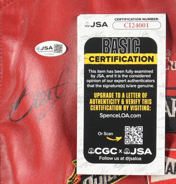 Dale Earnhardt Jr. Signed NASCAR Leather Jacket (JSA) at PristineAuction.com Dale Earnhardt Jr. Signed NASCAR Leather Jacket (JSA) at PristineAuction.com
