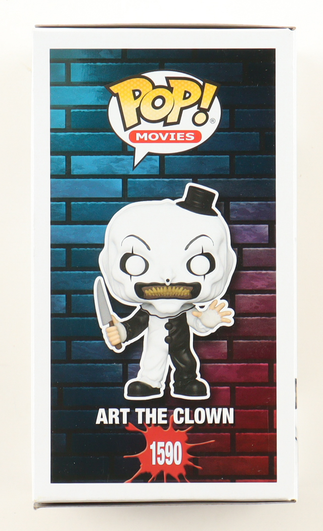 David Howard Thornton Signed "Terrifier" #1590 Art The Clown Funko Pop! Vinyl Figure Inscribed "Art The Clown" with Hand-Drawn Sketch(JSA) at PristineAuction.com David Howard Thornton Signed "Terrifier" #1590 Art The Clown Funko Pop! Vinyl Figure Inscribed "Art The Clown" with Hand-Drawn Sketch(JSA) at PristineAuction.com