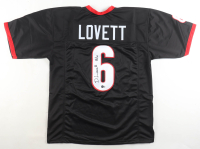 Dominic Lovett Signed Jersey (Beckett) at PristineAuction.com