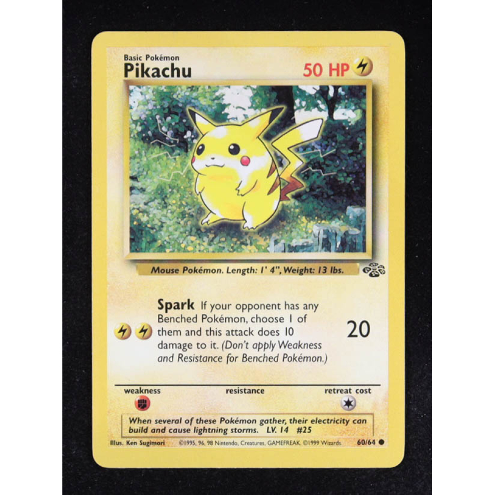 Pikachu 1999 Pokemon Jungle #60 at PristineAuction.com