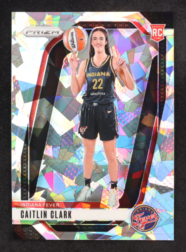 Caitlin Clark 2024 Panini Prizm WNBA Prizms Ice #145 RC