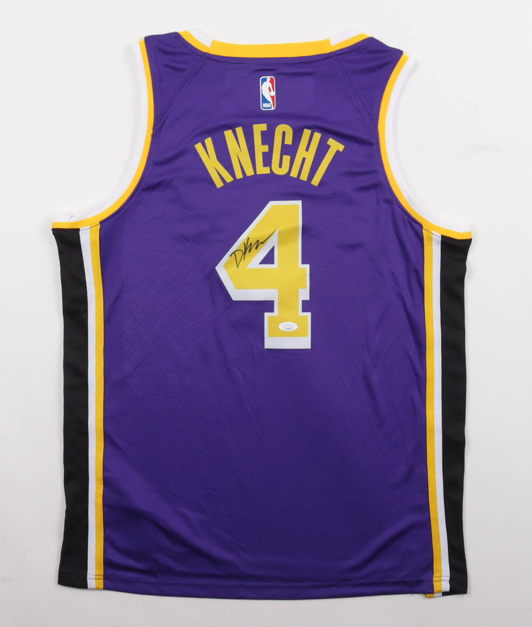 Dalton Knecht Signed Lakers Jordan Authentic Jersey (JSA) at PristineAuction.com Dalton Knecht Signed Lakers Jordan Authentic Jersey (JSA) at PristineAuction.com