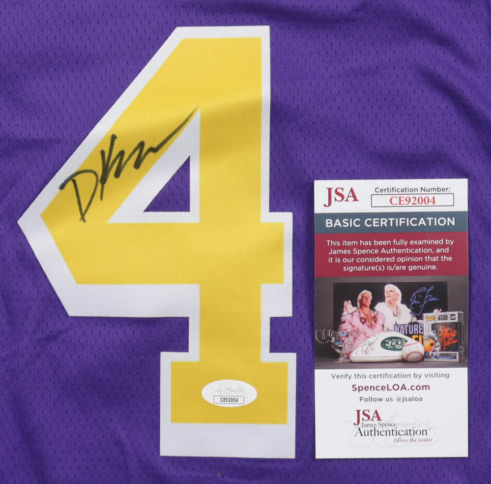 Dalton Knecht Signed Lakers Jordan Authentic Jersey (JSA) at PristineAuction.com Dalton Knecht Signed Lakers Jordan Authentic Jersey (JSA) at PristineAuction.com